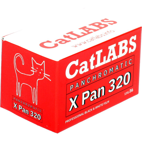 CatLABS X Pan 320 Black and White Negative Film (35mm Roll Film, 36 Exposures)