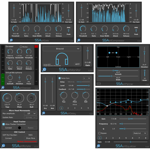 Causeway DSP EURL aXBundle Ambisonic Audio Effects Plug-In Bundle