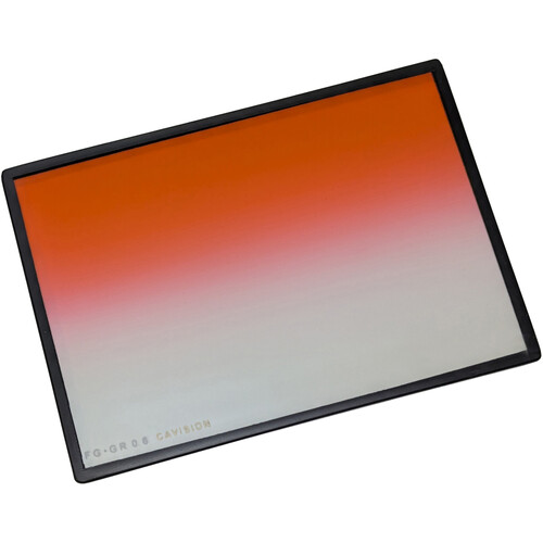 Cavision 4 x 5.65" Grad Sunset Red 0.6 Glass Filter