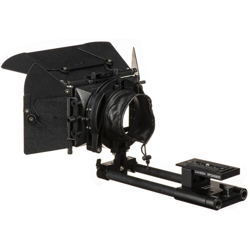 Cavision 3x3" Matte Box Kit with 15mm LWS Rod System, Metal Trays, Flaps & Donut