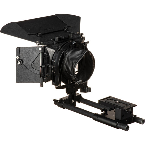 Cavision 3 x 3" Matte Box Kit with Donut, Flaps & Swing-Away 15mm LWS Rod System