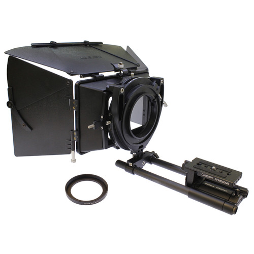 Cavision 4 x 5.65" Matte Box Kit with Accessories & Dual-Rod QR System for Select Panasonic Cameras