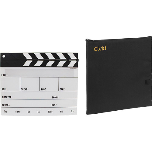 Cavision Next-Generation Black & White Clapper Slate and Soft Case Kit