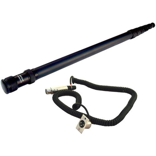 Cavision 5-Section Boom Pole with Coiled XLR Cable (8.2')