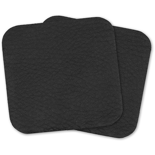 Cecilia Gallery Re-Stick Leather Laptop Wrist Pads (Set of Two Pads, Montana Black)