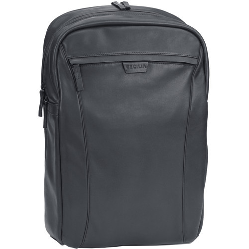 Cecilia Gallery Mercator 16L Camera and 15" Laptop Backpack (Black, Leather)