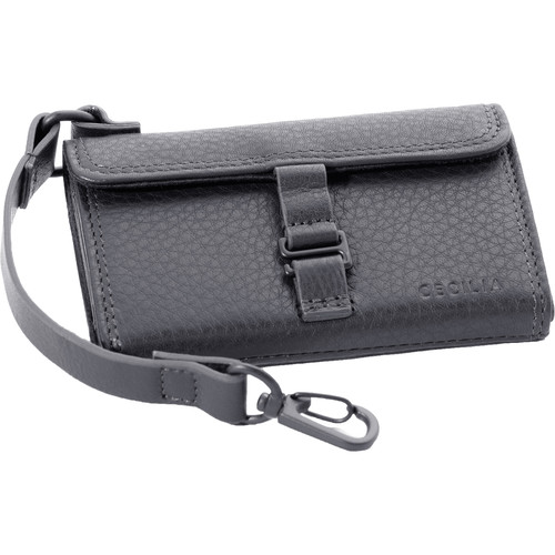 Cecilia Gallery SD Memory Card Wallet (Black Leather)