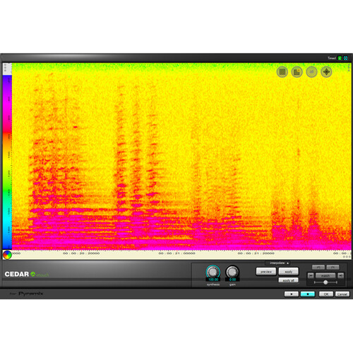 CEDAR Audio Retouch 8 for Pyramix 64-Bit Spectral Editor Plug-In
