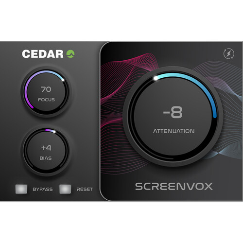 CEDAR Audio ScreenVox Noise Suppression for Spoken Word Plug-In