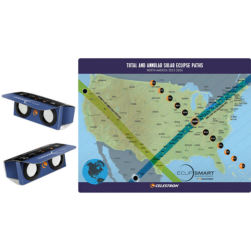 Celestron 2x EclipSmart Solar Observing Binoculars (2-Pack)