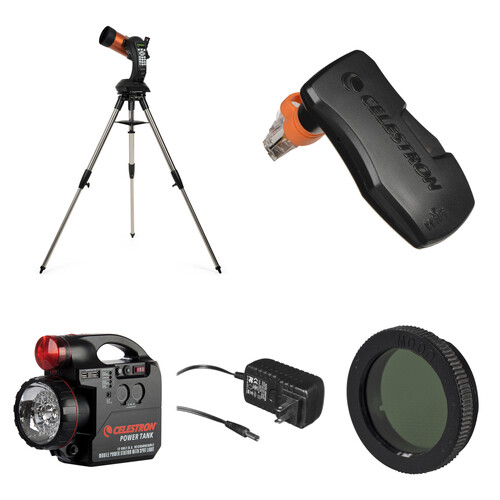Celestron NexStar 4SE 102mm f/13 Maksutov-Cassegrain GoTo Telescope Observation Kit
