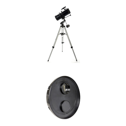 Celestron PowerSeeker 127EQ Reflector Telescope with EclipSmart Solar Filter Kit