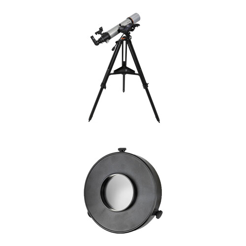 Celestron StarSense Explorer DX 102AZ Refractor Telescope and EclipSmart Solar Filter Kit