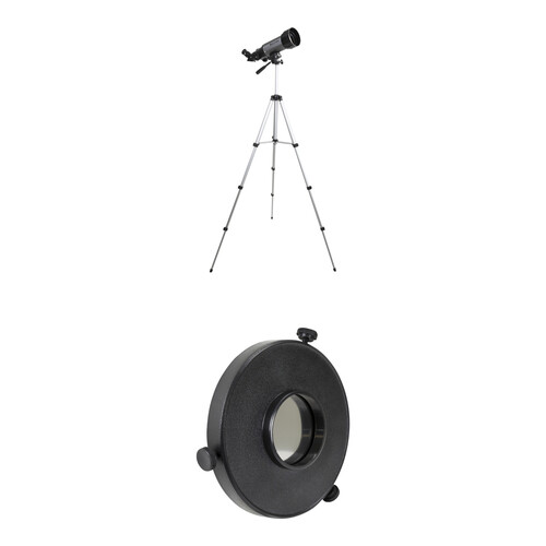 Celestron Travel Scope DX 70mm f/6 AZ Refractor Telescope and EclipSmart Solar Filter Kit