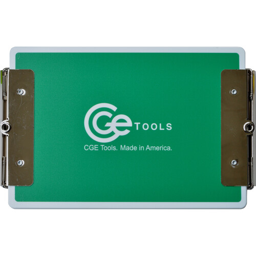 CGE Tools Double Clip 9 x 6" Clipboard (Green)