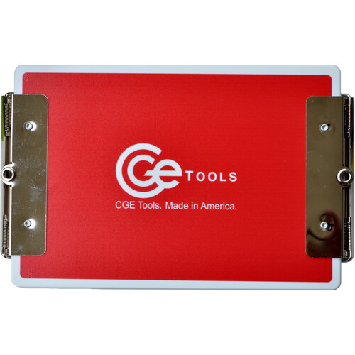 CGE Tools Double Clip 9 x 6" Clipboard (Red)