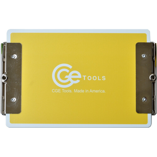 CGE Tools Double Clip 9 x 6" Clipboard (Yellow)