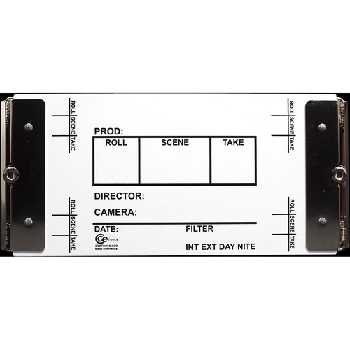 CGE Tools Slim Insert Slate Double-Clip 9 x 4.5" Clipboard