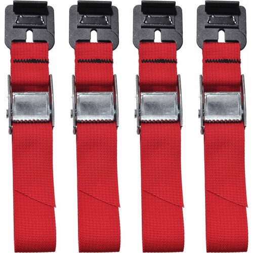 CGE Tools SetStrap Block Battery Strap (Red, 4-Pack)