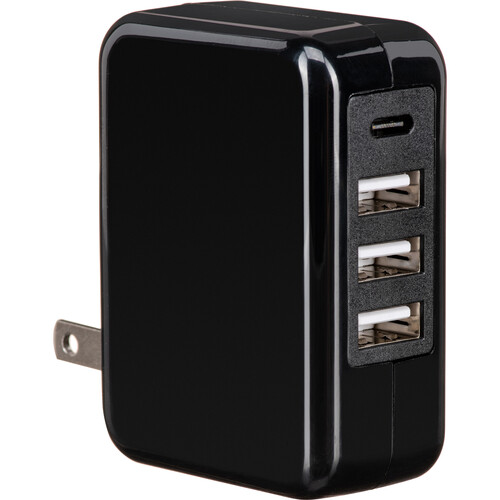 ChargeWorx 4-Port USB Travel Wall Charger CHA-CX2507BK B&H Photo