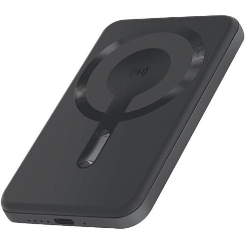 ChargeWorx Slim Metal MagSafe Power Bank (5000mAh, Black)