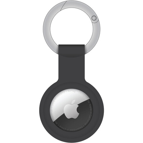 ChargeWorx Tracking Key Chain for Apple AirTag (Black)