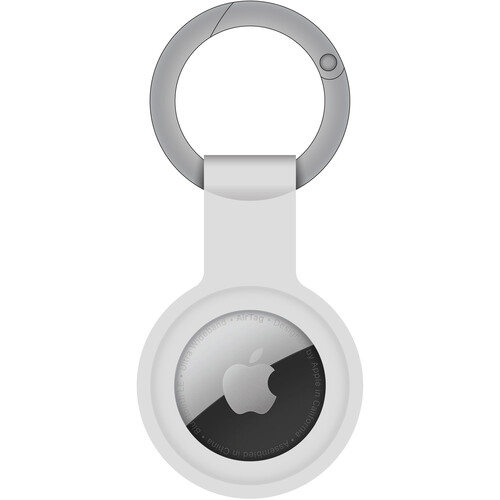 ChargeWorx Tracking Key Chain for Apple AirTag (White)
