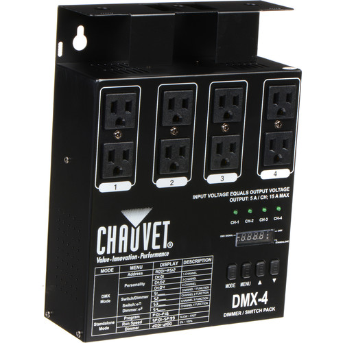 CHAUVET DJ DMX-4 4-Channel Dimmer Pack