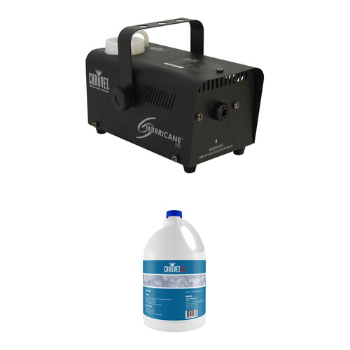 CHAUVET DJ Hurricane 700 Fog Machine Kit with 1 Gallon of Fog Juice