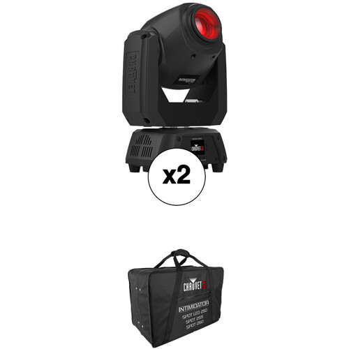 CHAUVET DJ Intimidator Spot 260 LED Moving Head 2-Pack Kit with