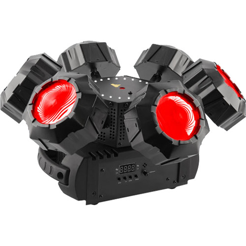 CHAUVET DJ Helicopter Q6 Rotating Multi-Effect Light with Laser (RGBW)