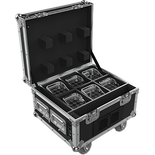 CHAUVET Professional WELL FIT X LED Uplight Fixture with Charging Case (6-Pack)