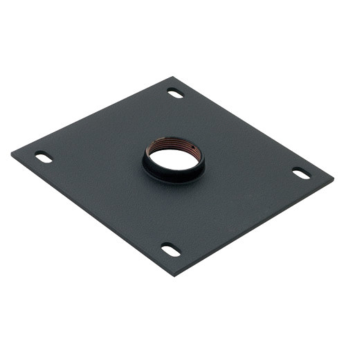 Chief 8 x 8" Ceiling Plate with 1.5" NPT Fitting (TAA Compliant, Black)