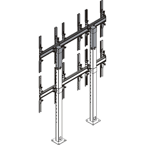 Chief Fusion 3 x 1 Video Wall Add-On Row for 42 to 46" Displays (Portrait)