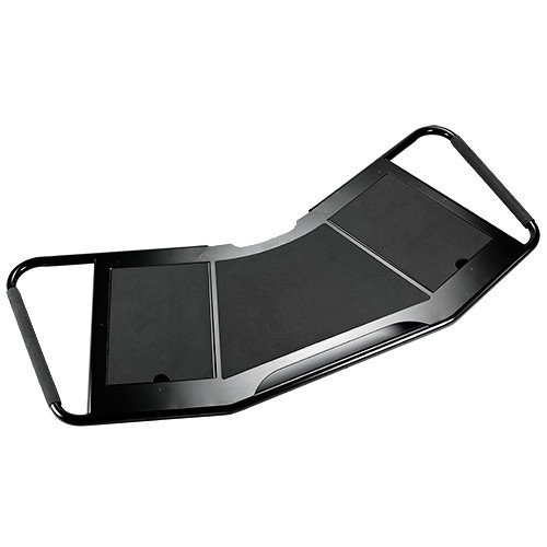 Chief Large Height-Adjustable Accessory Shelf for Fusion Carts and Stands (Black)
