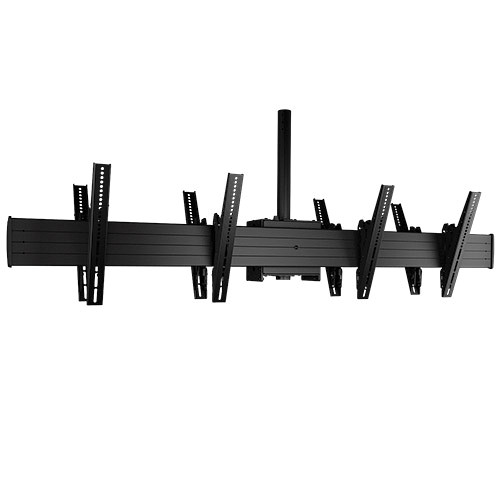 Chief FUSION LCB2X1U Large Back to Back Ceiling Mountable 2 x 1 Menu Board Mount for 40 to 55" Displays (Black)