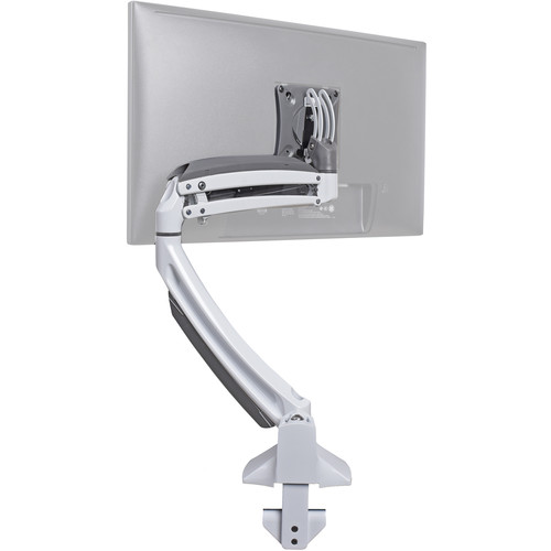 Chief Kontour K1D Dynamic Height-Adjustable Single Monitor Desk-Clamp Mount (White)
