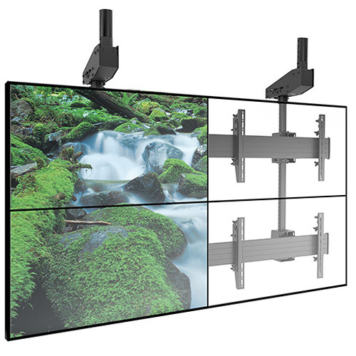 Chief FUSION Micro-Adjustable Large Ceiling Mounted Video Wall Solution (2 x 2 / Black)
