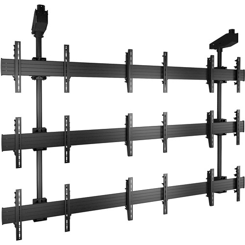 Chief FUSION 3 x 3 Micro-Adjustable Large Ceiling-Mounted Video Wall (Black)