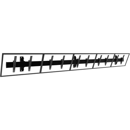 Chief Fusion Large 5 x 1 Menu Board Wall Mount for 40-55" Screens