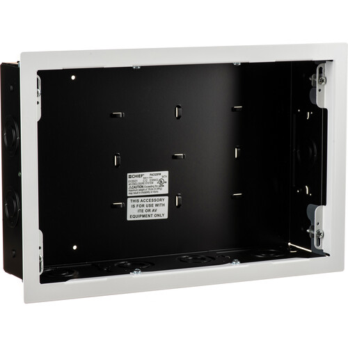 Chief PAC525FW In-Wall Storage Box with Flange (White)