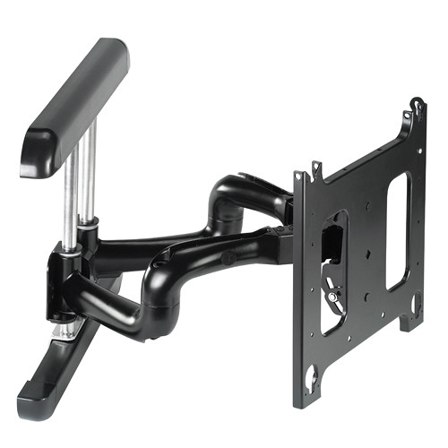 Chief Large Flat Panel Swing Arm Wall Display Mount, 25" Extension, TAA Compliant (Black, Silver)