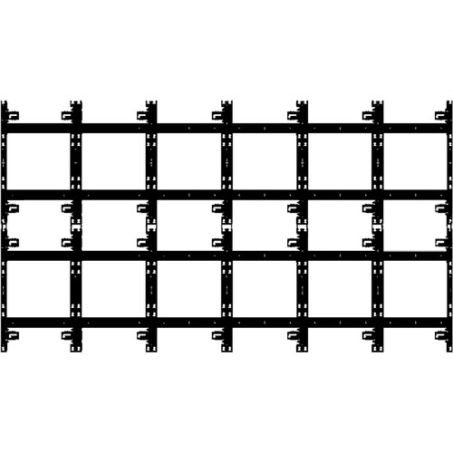 Chief TiLED 6 x 6 dvLED Wall Mount Kit for Nanolumens Engage with Side Covers (163")