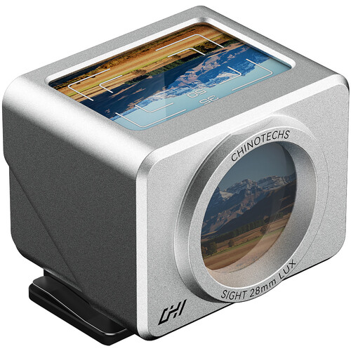 Chino SIGHT Waist Level Viewfinder (35/50mm Frame, Silver)