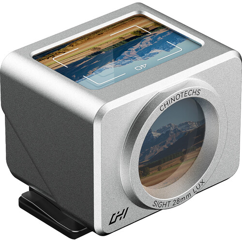 Chino SIGHT Waist Level Viewfinder (40mm Frame, Silver)