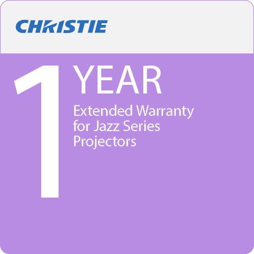 Christie 1-Year Extended Warranty for Jazz Series Projectors
