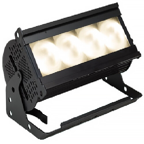 CHROMA-Q Studio Force II Plus 12 LED Fixture with Trunnion, TRUE1 to 15-5P Cable (Black)