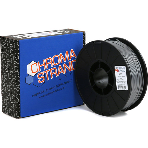 Chroma Strand Labs 3mm ABS Filament (1kg, Silver)