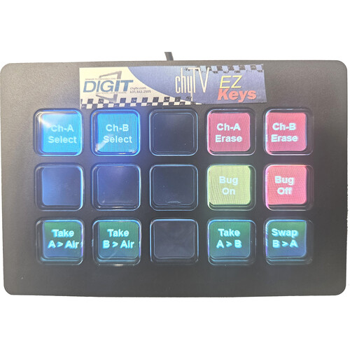 ChyTV EZ Keys Live Recall Key Action Panel