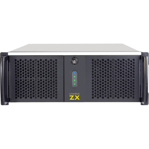 Cinedeck ZX20 2-Channel Modular Ingest/Transcoder/Playback Server with Standard CPU/GPU